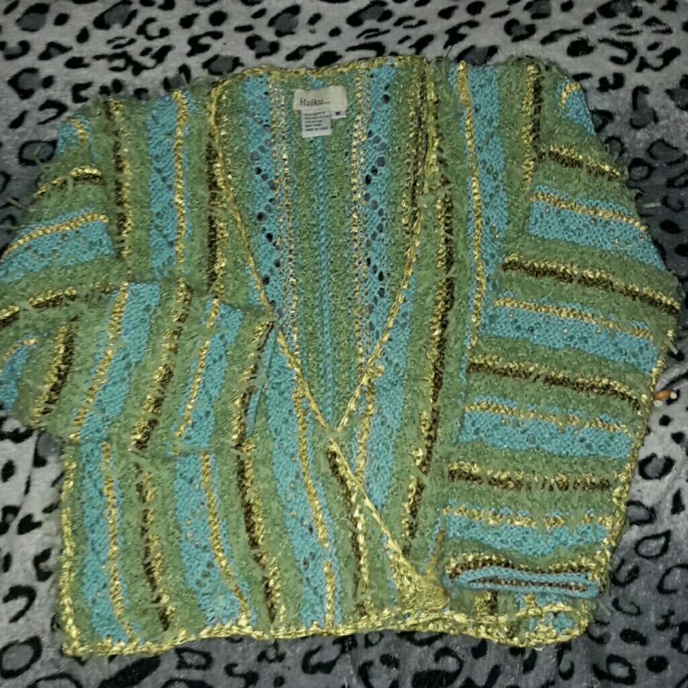 Haiku crochet sweater jacket